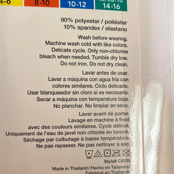 Felina Velvety Soft 7/8 Black Leggings - Two 2-packs - Picture 6 of 7